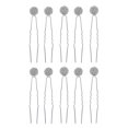 thumbnail image 1 of 10 Pcs Épingle à Cheveux en Forme de U Fourche à Cheveux Épingle à Cheveux Accessoire pour Femmes, 1 of 8