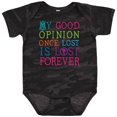 thumbnail image 3 of Inktastic Jane Austen Good Opinion Quote Girls Baby Bodysuit, 3 of 5