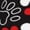 Black, variant on Paw And Bones Print Pajama Pants for Men,Men’s Pajama Bottoms,Mens PJ Pants with Pockets & Button Fly-X-Large