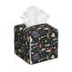 thumbnail image 1 of Fotbe Mushroom Porta Pañuelos Decorativo de Cuero, Caja Cuadrada Moderna para Pañuelos Faciales, Organizador y Dispensador 5x5x5'', 1 of 7