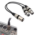 thumbnail image 2 of Outil Électrique Câble Audio 30 cm Anti-Enroulement Transmission Équilibrée Alliage 2 en 1 Rallonge Audio Mâle vers Femelle pour Console Audio Perceuse Sans Fil, Tournevis Électrique, Meuleuse d'Angle, Outil Rotatif, Bricolage Powe, 2 of 8