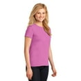 thumbnail image 3 of Gildan Heavy Cotton Women’s Crew Neck T-Shirt, Semi Fitted, Short Sleeve Feminine Tee, Azalea, M, 3 of 5