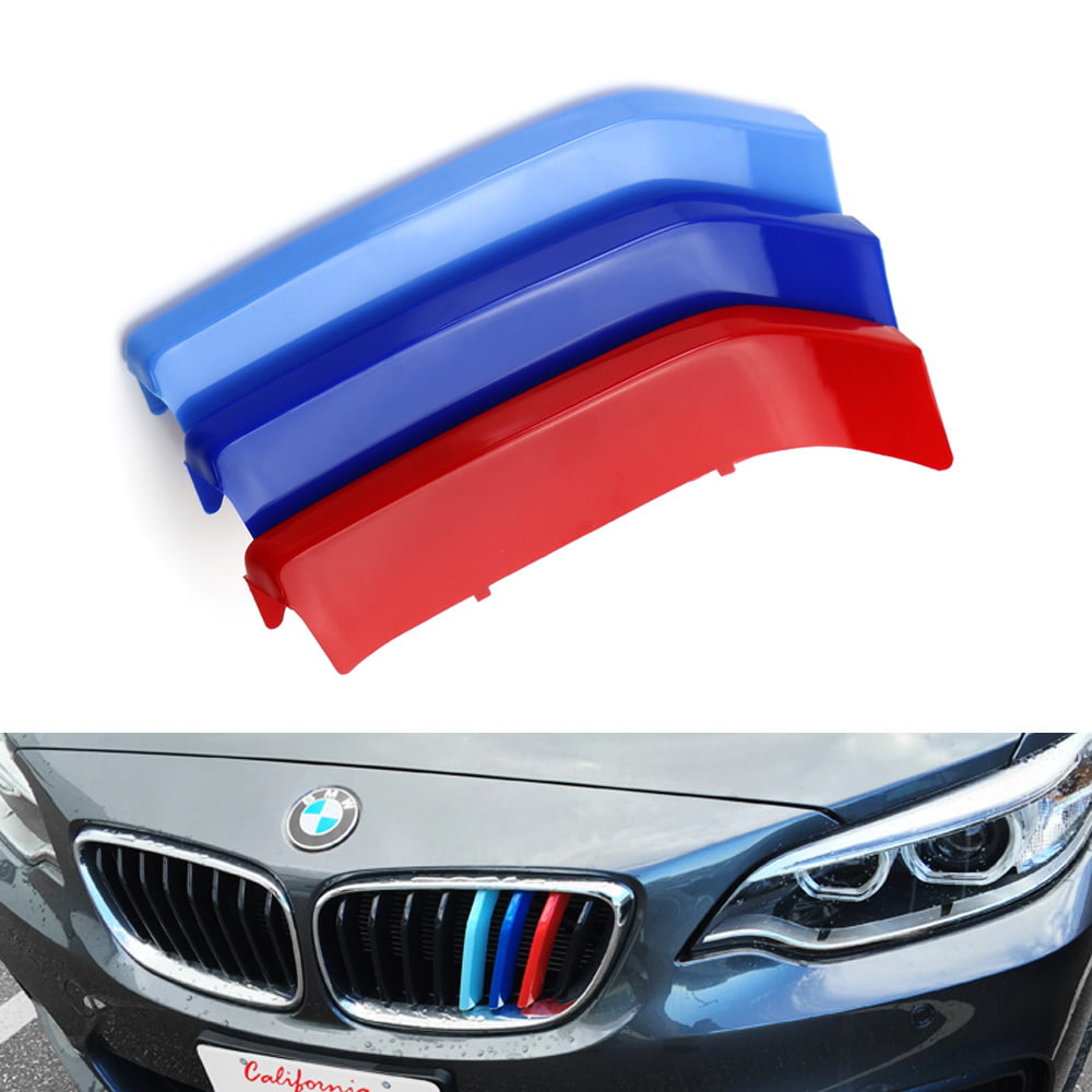 750Li iJDMTOY Exact Fit ///M-Colored Grille Insert Trims For 2016-up BMW G11/G12 7 Series 740i etc with 9 Standard Grille Beams 750i 