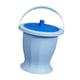 thumbnail image 5 of Botella para urinario con tapa, recipiente para orina, urinario, jarra para orina nocturna Azul Con Anillo, 5 of 9