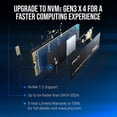 thumbnail image 2 of PNY CS1030 500GB Gen3 x4 PCIe NVMe M.2 2280 Internal SSD – Up to 2,000/1,100 MB/s – M280CS1030-500-RB, 2 of 6