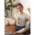 thumbnail image 2 of Sea Shell V T-Shirt Women -Denis Diderot Designs, Female 4X-Large, 2 of 4