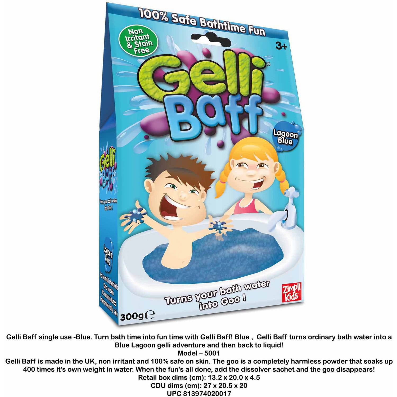 Zimple Baff Water Colours Fun Bath  Bathtime Fun Toys Play Gift