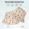 thumbnail image 5 of Daiia cute Santa with Gifts Pattern Bucket Hat - Trendy Cotton Sun Hat for Beach, Golf, Fishing - Fun Outdoor Vacation Boonie for Men and Women, 5 of 9