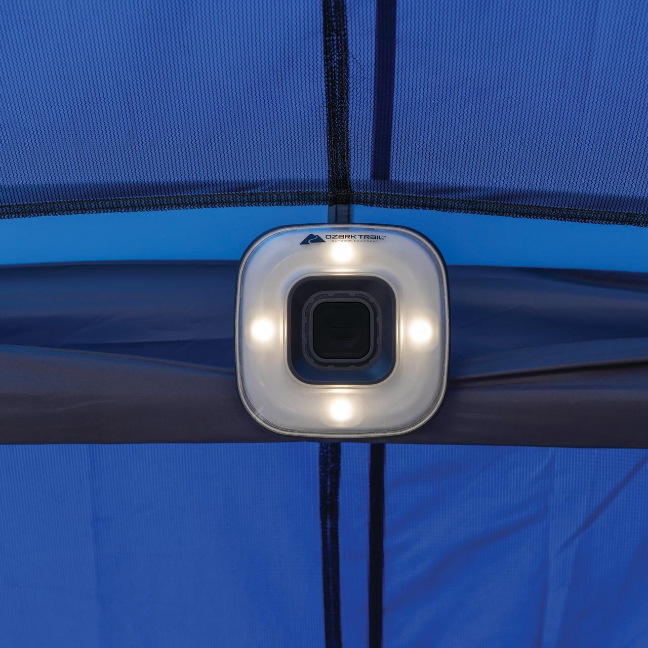 Ozark Trail 16-Person 3-Room Cabin Tent, with 3 Entrances