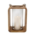 thumbnail image 2 of Sagebrook Home Ouragan en Bois de 12 Po avec Corde, Naturel, 2 of 2
