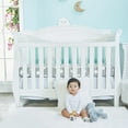 thumbnail image 2 of Everyday Kids 7 Pack White Long Sleeve Baby Bodysuits for Boys and Girls, 2 of 5
