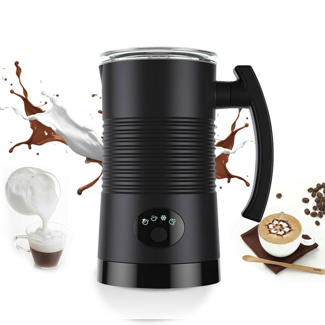 Mousseur à Lait 4 en 1 pour Mousse Chaude/froide 400 W en Acier Inoxydable
