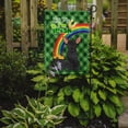 thumbnail image 2 of Black Chihuahua St. Patrick's Day Flag Garden Size, 2 of 3