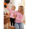 thumbnail image 3 of RUINIXCW Mommy and Me Matching Halloween Sweatshirt Pumpkin Ghost Letter Print Pullover Causal Fall Clothes, 3 of 9