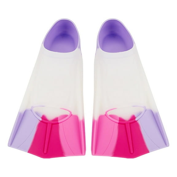 Silicone Swimming Fins Swim Training Fins Travel Size Flippers Snorkeling Gear for Kids Teen Adults Women Man