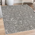 thumbnail image 1 of Vintage Decorative Rug, Monochrome Style Classic Victorian Inspired Rococo Motif Repetition, Quality Carpet for Bedroom Dorm and Living Room, 6 Sizes, Dimgray Pearl, by Ambesonne, 1 of 4