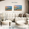 thumbnail image 3 of Elephant Stock Beach In Perth Wall Art - Horizontal Canvas Wall Art - Living Room Wall Decor - Beach Canvas - Blue And Orange Decor - 30" x 20", 3 of 4