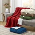 thumbnail image 4 of Gracie Mills Chenille Waffle Weave Throw Solid Color Plush GRACE-15463 50x60, 4 of 4