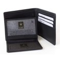 thumbnail image 4 of US Armed Forces (Army, Marine, Air Force, Navy) Collection Men Genuine Leather RFID Wallet - Gift Box (US Navy Bi-Fold, Brown), 4 of 4