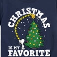 thumbnail image 3 of Peanuts - Christmas Is My Favorite  - Toddler And Youth Short Sleeve Graphic T-Shirt, 3 of 6