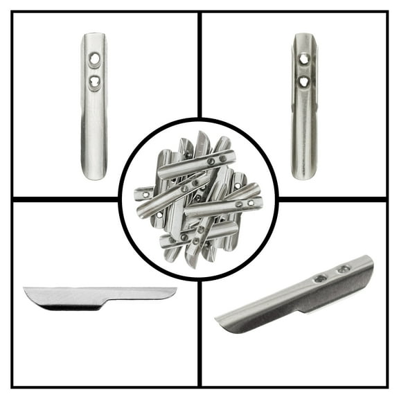 Paracord Planet Long T-Bar - 22mm - Silver - Available in Different Pack Sizes