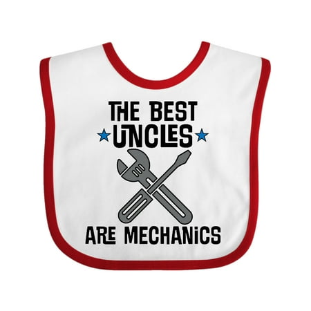

Inktastic Best Uncles Are Mechanics Gift Baby Boy or Baby Girl Bib