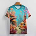 thumbnail image 3 of Jellyfish Ocean Style Women's Short Sleeve Tops Casual Blouses T Shirt, 3 of 6