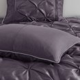 thumbnail image 5 of Elegant Plum 7Piece Bedding Set Polyester Comforter with Tufted Design for King Beds, 5 of 10