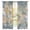 Blue, Sky, Sand, Azure, variant on Grey Brown Copper Rust Sheer Curtains 72 Inches Long, Vintage Industrial Mottled Abstract Light Filtering Window Curtains for Living Room, Rod Pocket Voile Sheer Curtain Drapes, 52"W x 72"L, 2 Panels