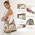 thumbnail image 5 of Mushroom Crossbody Cross Body Shoulder Purse Bag Tote Crossbody Phone Bag for Women Men, 5 of 5
