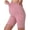 Pink, variant on Women's Maternity Bike Shorts Yoga Leggings Over The Belly Bump Pregnancy Workout Running Active Athletic Shorts with Pockets (M, Gray)