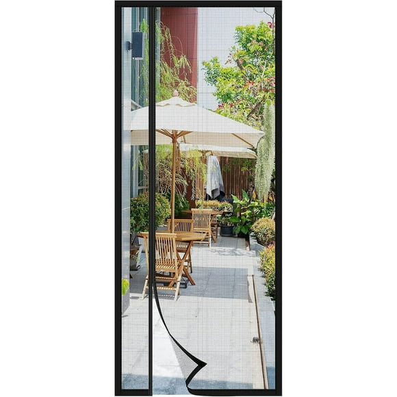 Magnetic Window Door Mosquito Net 90x210 For Sliding Door, Entrance, Swing, Roll-up, Caravan, Balcony, Motorhome