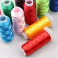 thumbnail image 2 of DIY Handcrafted Ice Silk Fringe Thread Specifications: 150D/2-ply, 0.2mm Diameter, 1900m/Roll, Dark Green, 2 of 5