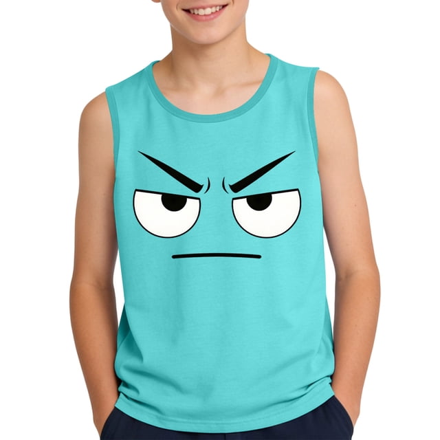 Camisola de Niños Pequeños 3-15 Años sin Mangas Tela Suave Moda Linda Impresión de Gradiente para la Boda Casual en Casa