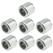 7 Pcs Industrial Bearings Roller One Way Drawn Cup Metal Axial Flat Needle Thrust Ball