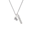 thumbnail image 2 of Delight Jewelry Silvertone Small Mother of the Groom Heart Silvertone Forever Bar Charm Necklace, 23", 2 of 4