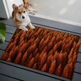 thumbnail image 3 of 2x3 Ft Entryway Area Rug, Burnt Orange Forest Kitchen Rug Runner Washable Floor Mat, Pine Trees Modern Mysterious Art Non Slip Indoor Door Mat Throw Carpet for Bathroom Living Room Bedroom, 3 of 8
