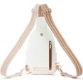 thumbnail image 3 of omlopp Small Sling Bag for Women Leather Crossbody Bags Fanny Pack Chest Bag for Travel(Beige), 3 of 10