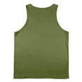 thumbnail image 4 of Dresfit Men's Shirts Knit Sleeveless Workout Tank Tops 2026 Summer Scoop Neck Running Shirt Slim Fit Lightweight Big and Tall Undershirts Mens Army Green L, 4 of 9