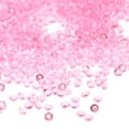 thumbnail image 2 of 2000pcs 3mm Transparent Wedding Confetti Party Plastic Diamond Sparkly Gems Decor(Pink), 2 of 3