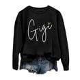 thumbnail image 4 of Women Sweatshirts Long Sleeve Sweatshirt Pullover Sweatshirt for Women Black Sweatshirts Winter Women Clothes Casual Clothes, 4 of 4