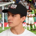 thumbnail image 4 of WKSCLPAI 2026 North America Soccer Tournament Welcome Baseball Cap, Adjustable Unisex Vintage Washed Hat for Soccer Fans, Black, 4 of 8