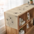 thumbnail image 6 of Floral Table Runner, Spring Flower Washable Cotton Linen Table Runners 90 Inches Long, Dresser Scarf Runner for Dining/Coffee/Kitchen/Hallway Tables 13''x90'' Modern Abstract Art Pastoral, 6 of 9