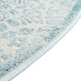 thumbnail image 4 of Jill Zarin Uptown Collection Area Rug - Cloisters (5' 3" Round Teal/Ivory), 4 of 5
