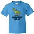 thumbnail image 3 of Inktastic Mawmaw and Pawpaw Love Me Grandson Dinosaur Youth T-Shirt, 3 of 5