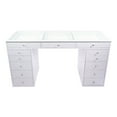 thumbnail image 4 of Impressions Vanity SlayStation Pro 2.0 Vanity Desk with Tabletop And 5 Drawers Bundle (Bright White), 4 of 5