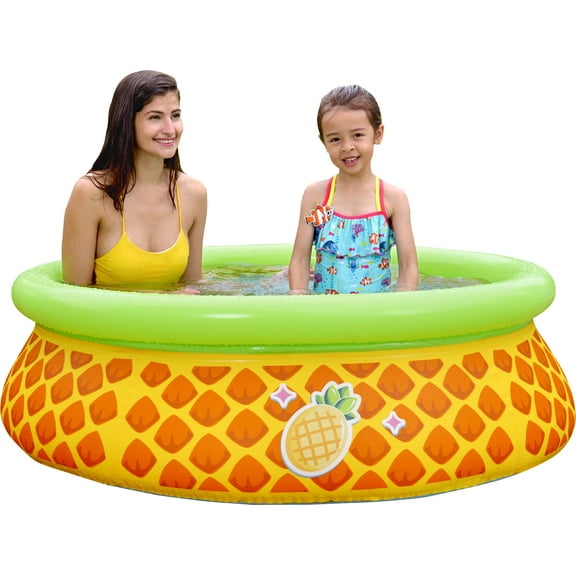 Pool Central Inflatable Pineapple Kiddie Swimming Pool - 5'