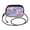 Watercolor Powder Blue Pattern, variant on Stylish Crossbody Phone Bag Purse Handbags Adjustable Strap, Compact Design for Essentials Blue Marine Life Patterns
