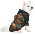 thumbnail image 2 of Balery Surreal Meditating Cat Sudadera con Capucha para Perros Pequeños – Ropa para Mascotas, Disfraz para Perros y Gatos, Ideal para Fiestas y Cosplay-X-Large, 2 of 7
