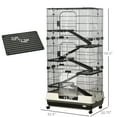 thumbnail image 3 of Small Animal Cage With Wheels, Portable Bunny Cage 6-Tier, 3 of 5
